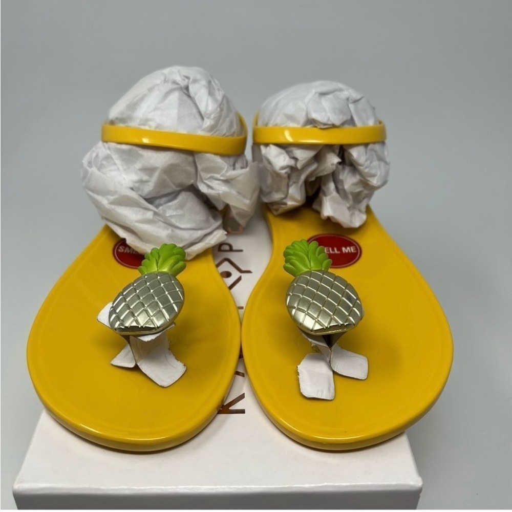 Katy Perry Yellow Pineapple Sandals